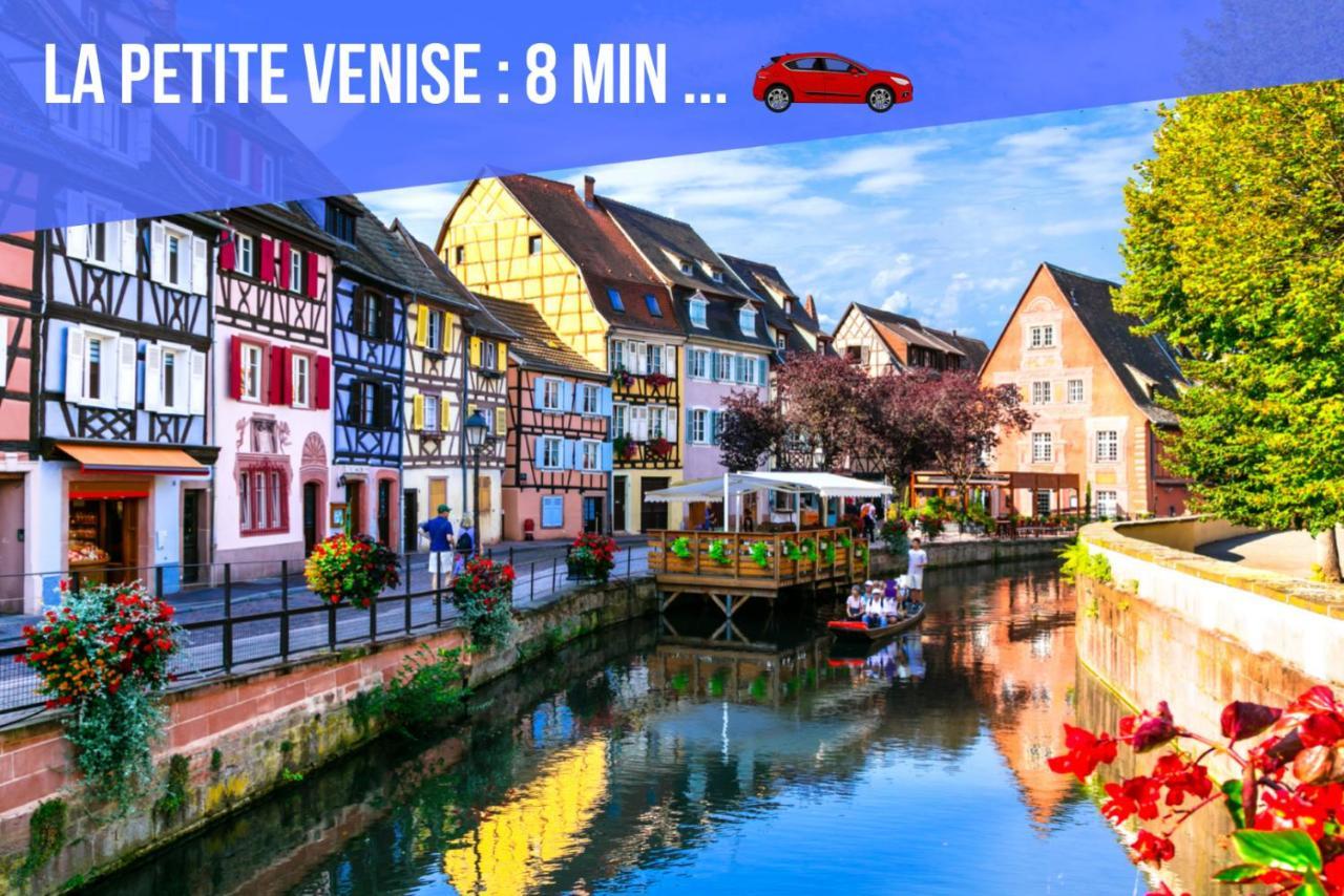 Le Green St Léon : Lit Queen Size * WIFI * Idéal Couple Colmar Esterno foto